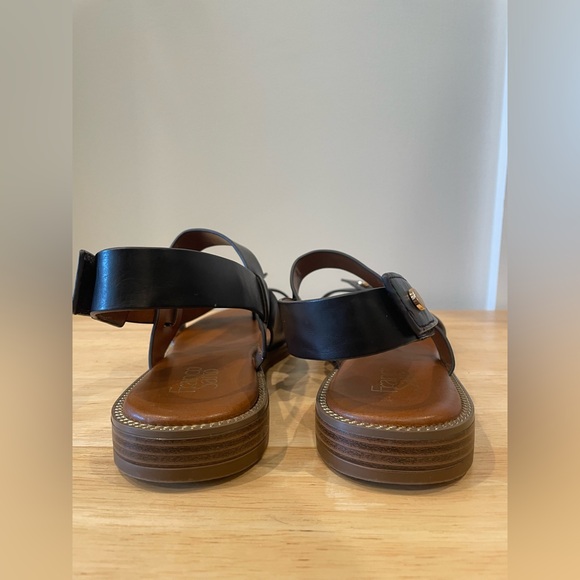 Franco Sarto Black and Brown Women's Sandals - Picture 6 of 8